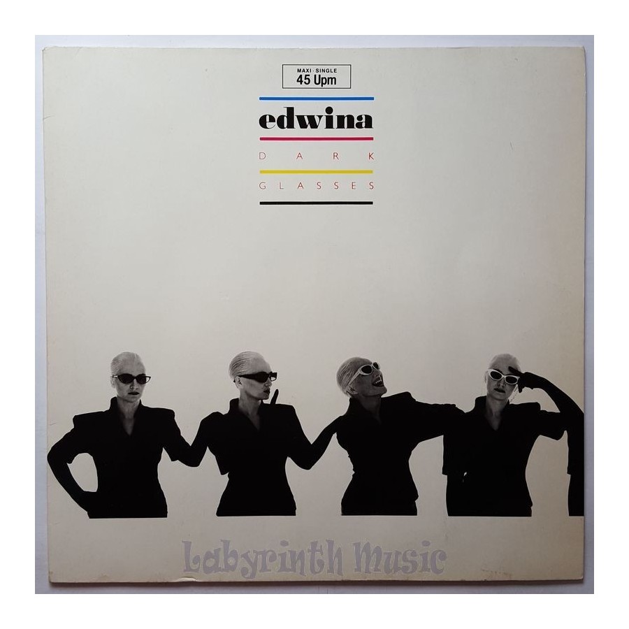 Edwina Lawrie - Dark Glasses • 12" Vinyl Maxi • EX - Labyrinth Music