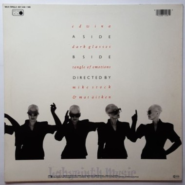 Edwina Lawrie - Dark Glasses • 12" Vinyl Maxi • EX - Labyrinth Music