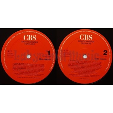 Eight Wonder - Fearless • 12" Vinyl LP • MINT - Labyrinth Music