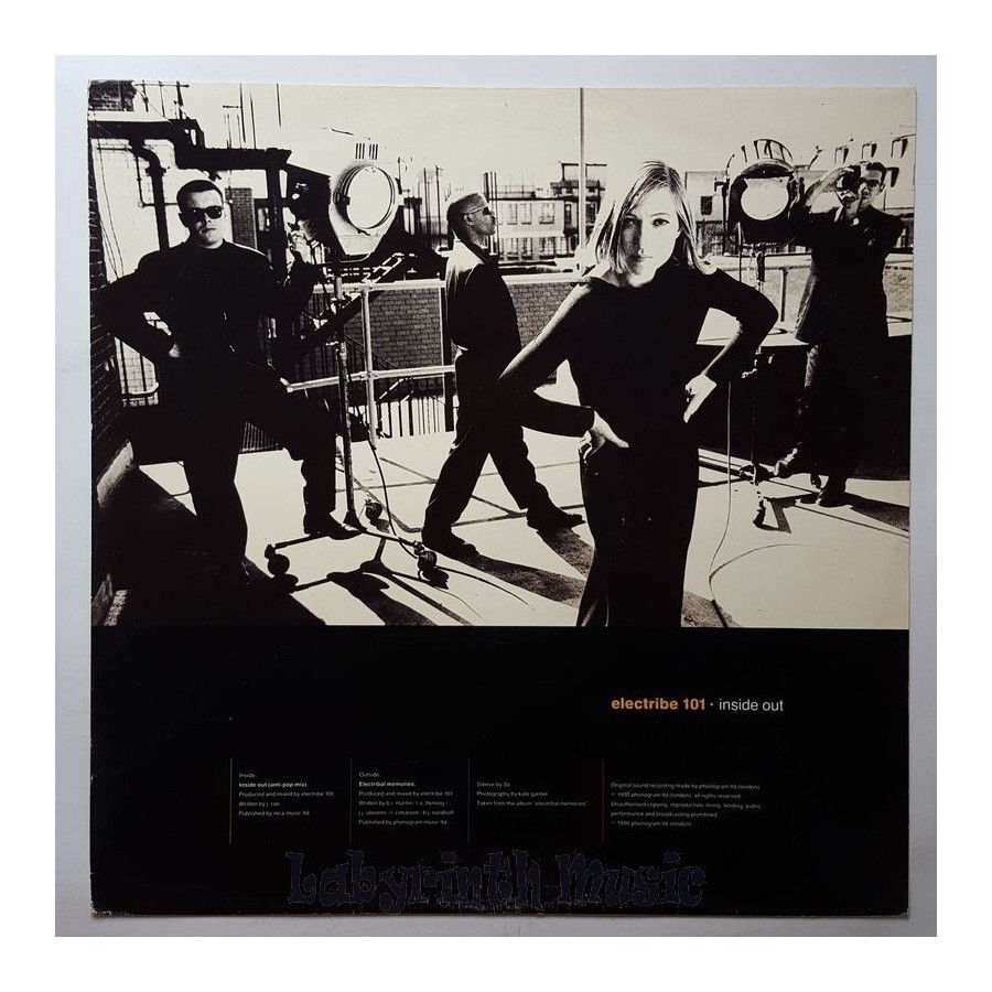 Electribe 101 - Inside Out • 12" Vinyl Maxi • EX - Labyrinth Music