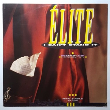Elite - I Can't Stand It • 12" Vinyl Maxi • EX - Labyrinth Music