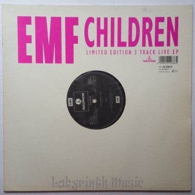 EMF - Children • Live EP • 12" Vinyl Maxi • EX - Labyrinth Music