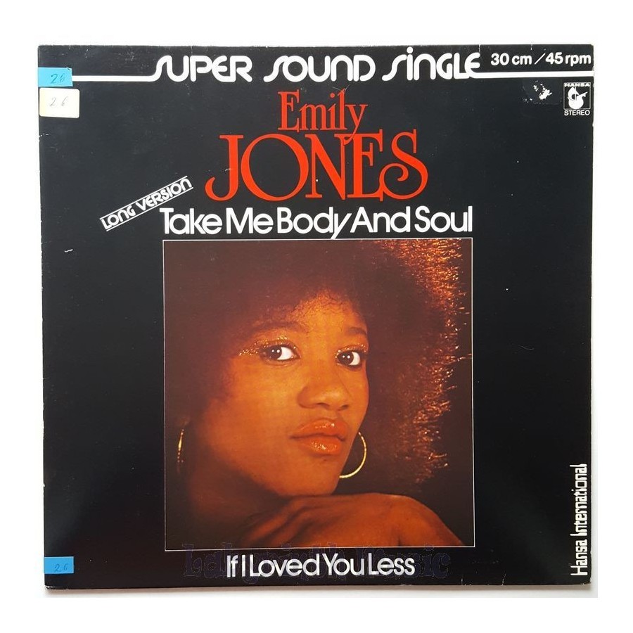 Emily Jones - Take Me Body And Soul • 12" Vinyl Maxi • NM - Labyrinth Music