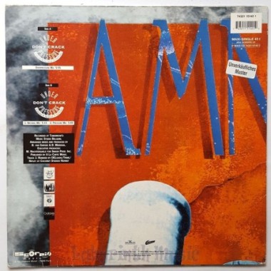 Amnesia - Don't Crack Under Pressure • 12" Vinyl Maxi • EX - Labyrinth Music