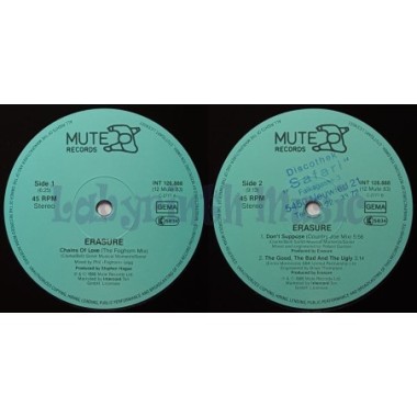 Erasure - Chains Of Love • 12" Vinyl Maxi • EX - Labyrinth Music
