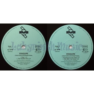 Erasure - Crackers International • 12" Vinyl Maxi • NM - Labyrinth Music