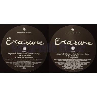 Erasure - Fingers & Thumbs (Cold Summer's Day) • 12" Vinyl Maxi • NM - Labyrinth Music