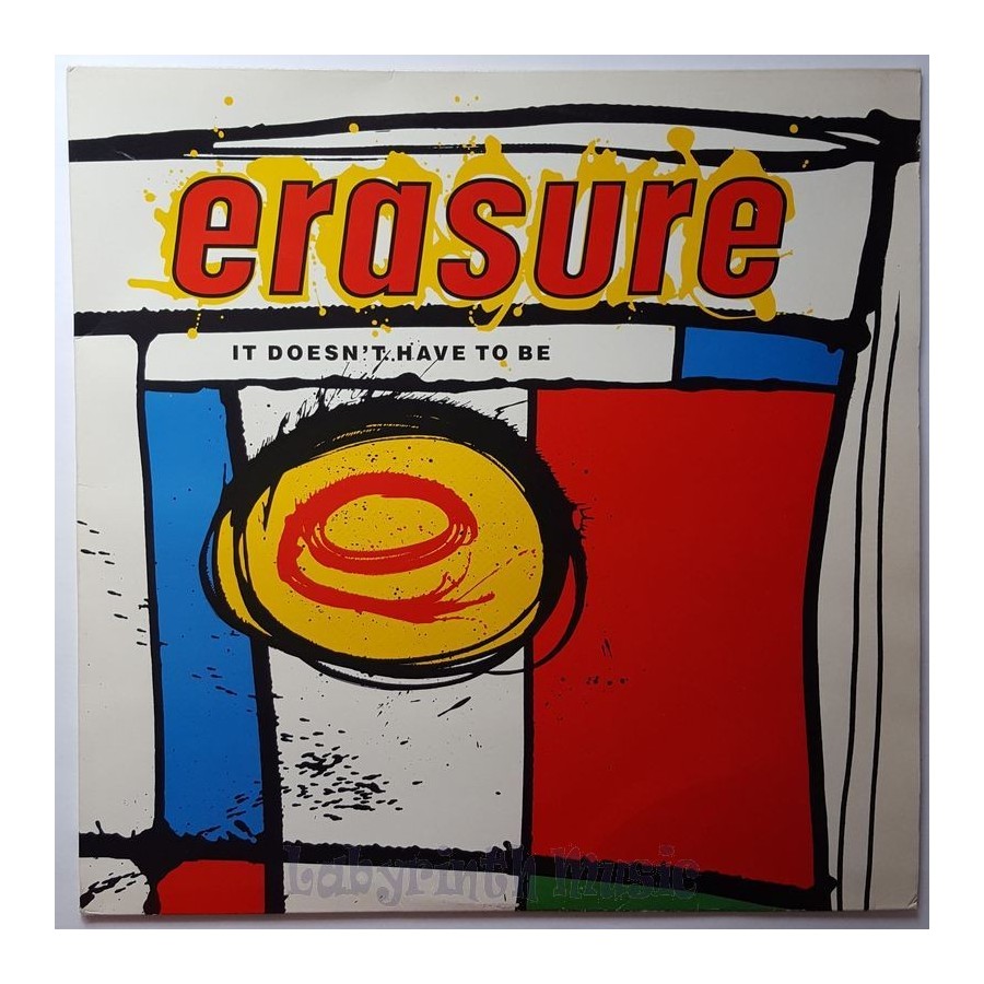 Erasure - It Doesn't Have To Be • 12" Vinyl Maxi - Labyrinth Music