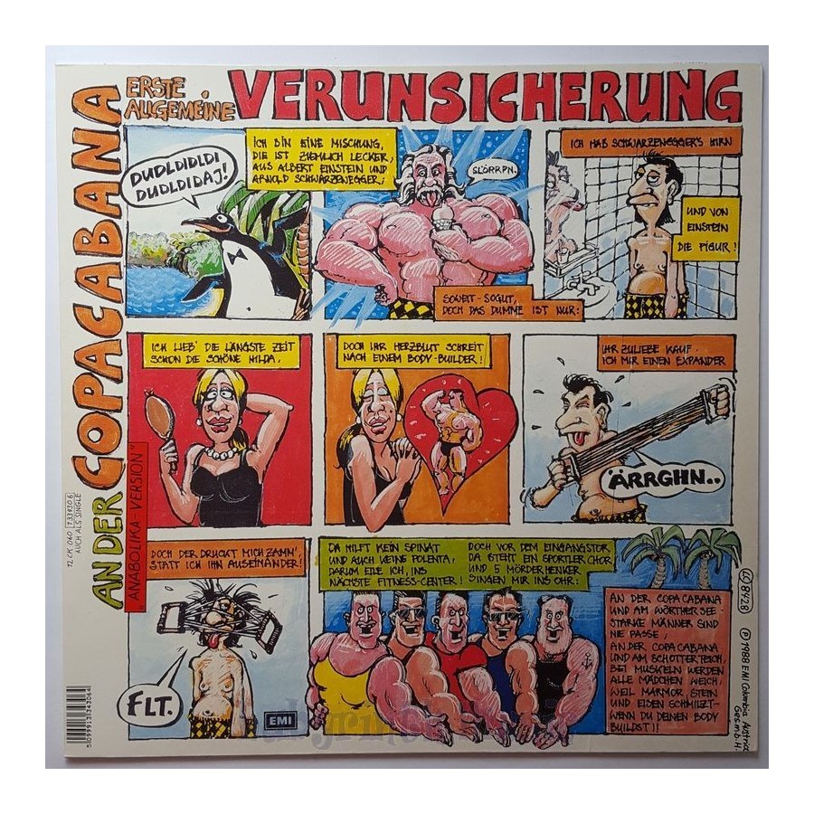Erste Allgemeine Verunsicherung - An Der Copacabana • 12" Vinyl Maxi - Labyrinth Music