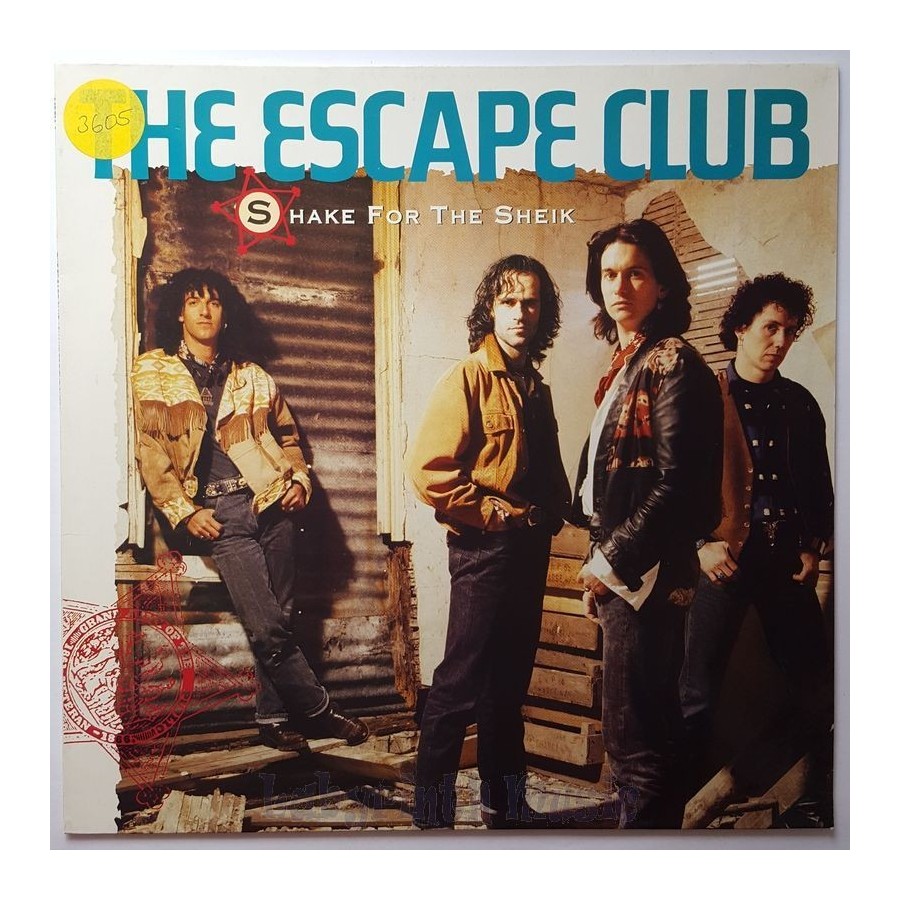 The Escape Club - Shake For The Sheik • 12" Vinyl Maxi • EX - Labyrinth Music