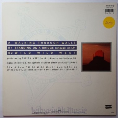 The Escape Club - Walking Through Walls • 12" Vinyl Maxi • MINT - Labyrinth Music