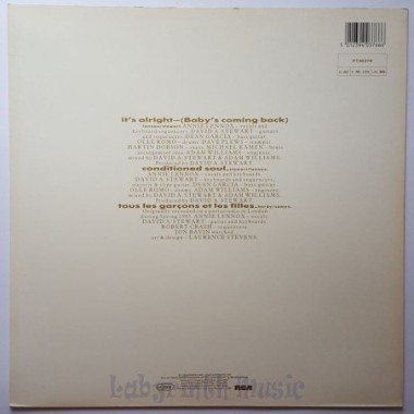 Eurythmics - It's Alright (Baby's Coming Back) • 12" Vinyl Maxi • NM - Labyrinth Music