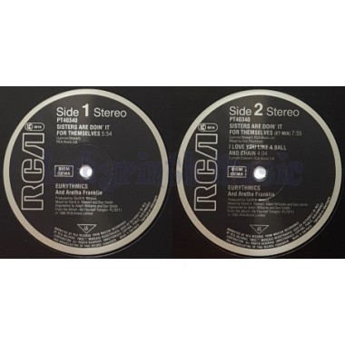 Eurythmics And Aretha Franklin - Sisters Are Doin' It For Themselves • 12" Vinyl Maxi • MINT - Labyrinth Music