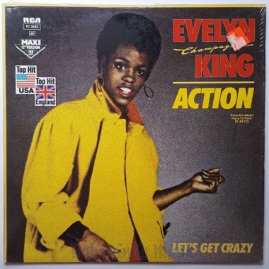 Evelyn King - Action • 12" Vinyl Maxi • MINT - Labyrinth Music