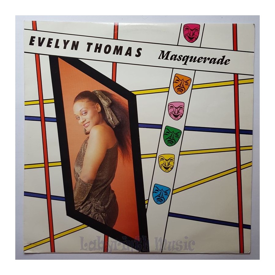 Evelyn Thomas - Masquerade • 12" Vinyl Maxi • NM - Labyrinth Music