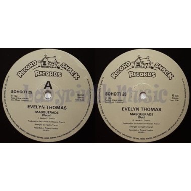 Evelyn Thomas - Masquerade • 12" Vinyl Maxi • NM - Labyrinth Music