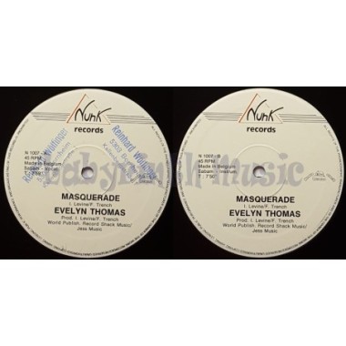 Evelyn Thomas - Masquerade • 12" Vinyl Maxi • EX - Labyrinth Music