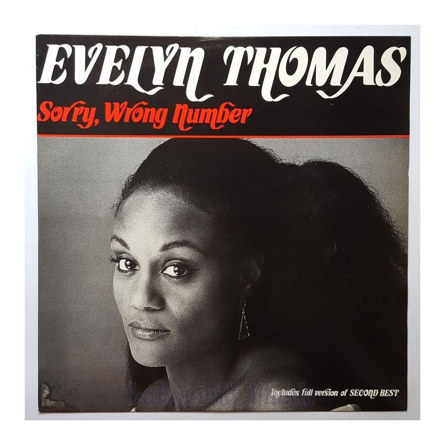 Evelyn Thomas - Sorry, Wrong Number • 12" Vinyl Maxi • NM - Labyrinth Music