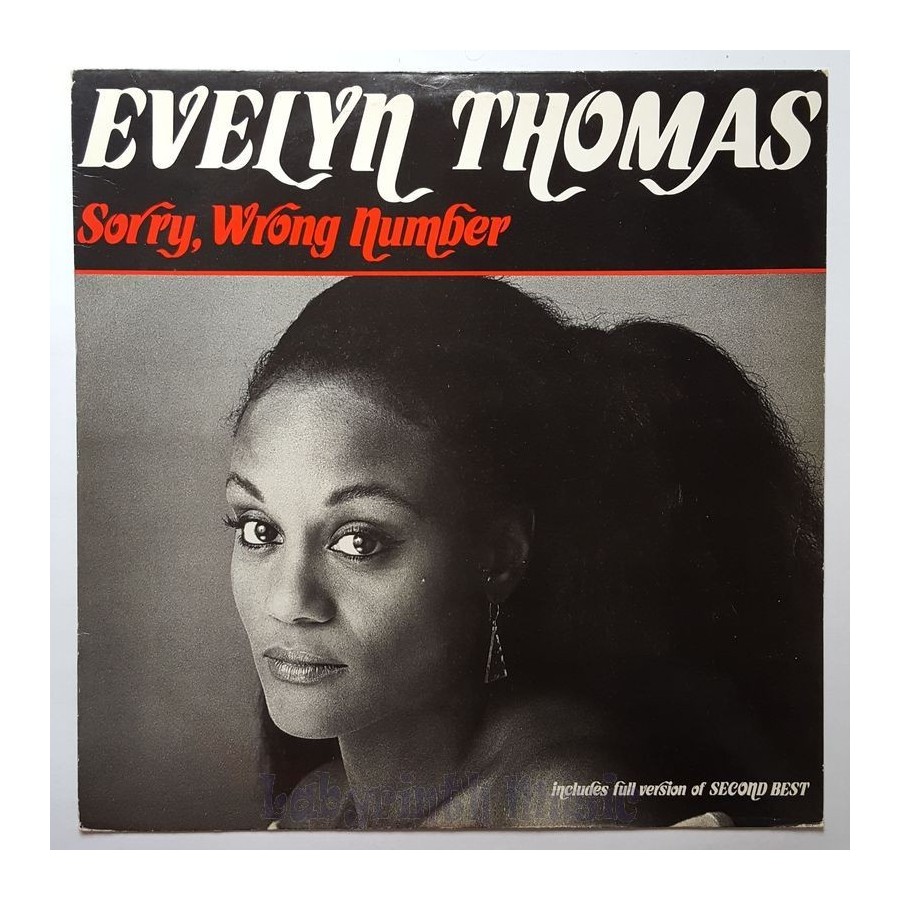 Evelyn Thomas - Sorry, Wrong Number • 12" Vinyl Maxi - Labyrinth Music