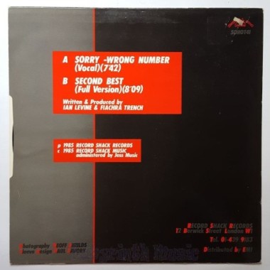 Evelyn Thomas - Sorry, Wrong Number • 12" Vinyl Maxi - Labyrinth Music