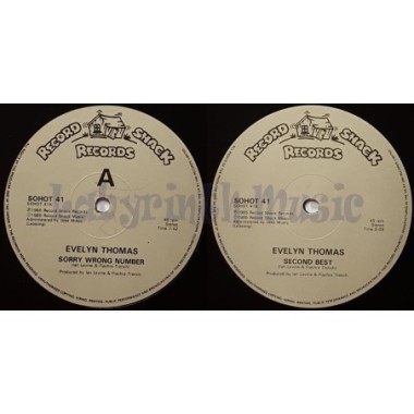 Evelyn Thomas - Sorry, Wrong Number • 12" Vinyl Maxi - Labyrinth Music
