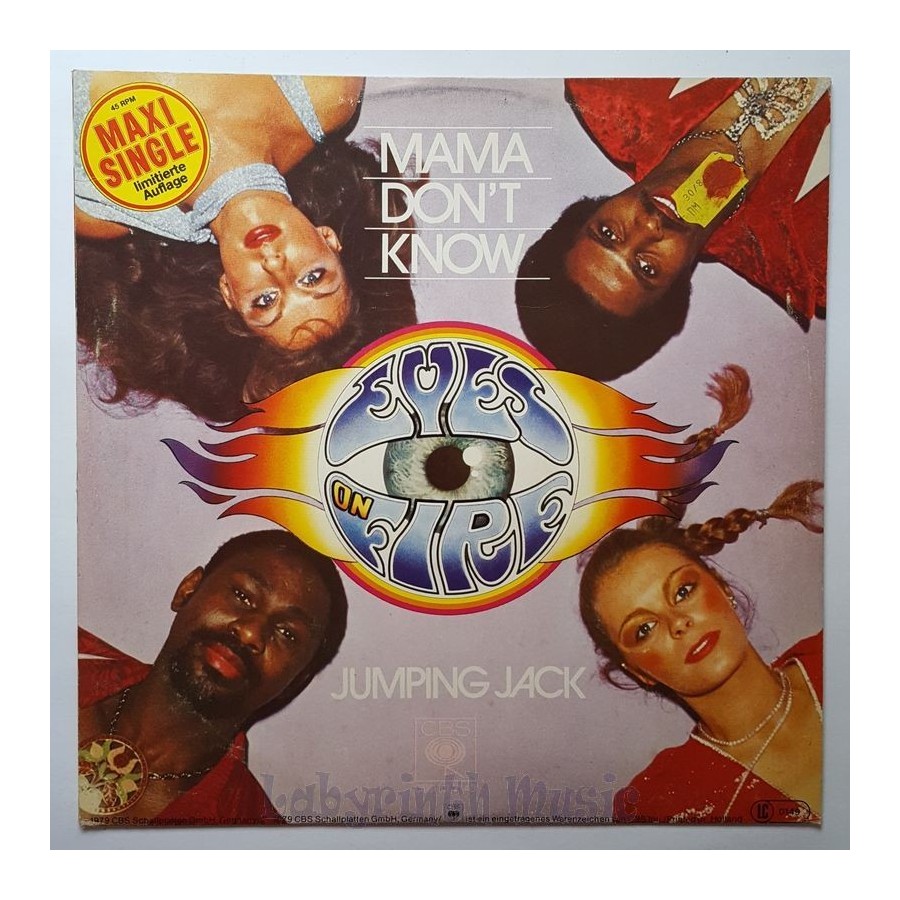 Eyes On Fire - Mama Don't Know • 12" Vinyl Maxi - Labyrinth Music