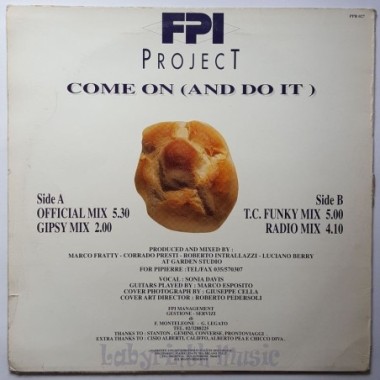 F.P.I. Project - Come On (And Do It) • 12" Vinyl Maxi - Labyrinth Music