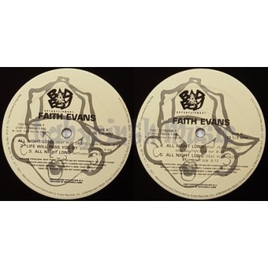 Faith Evans Feat. Puff Daddy - All Night Long • 12" Vinyl Maxi • MINT - Labyrinth Music