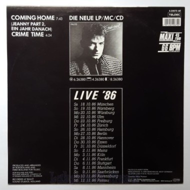 Falco - Coming Home • 12" Vinyl Maxi • EX - Labyrinth Music