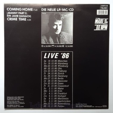 Falco - Coming Home • 12" Vinyl Maxi • MINT - Labyrinth Music