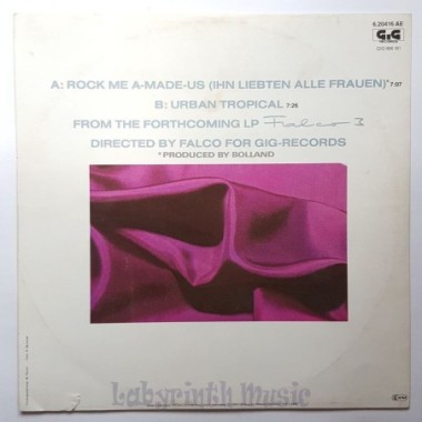 Falco - Rock Me Amadeus • 12" Vinyl Maxi • EX - Labyrinth Music