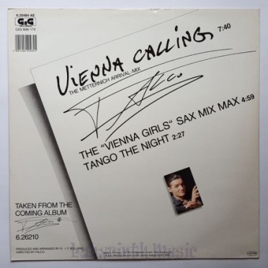 Falco - Vienna Calling • The Metternich Arrival-Mix • 12" Vinyl Maxi • EX - Labyrinth Music