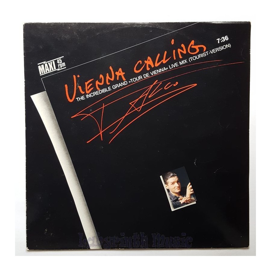 Falco - Vienna Calling • Tourist Version • 12" Vinyl Maxi - Labyrinth Music