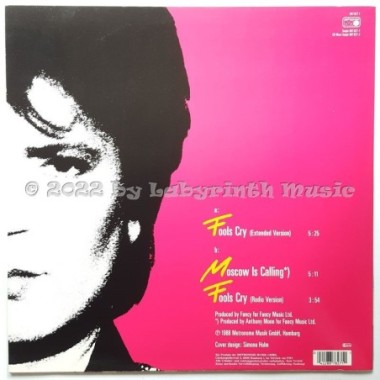 Fancy - Fools Cry • 12" Vinyl Maxi • MINT - Labyrinth Music
