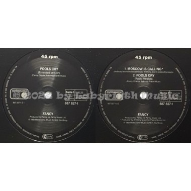 Fancy - Fools Cry • 12" Vinyl Maxi • MINT - Labyrinth Music