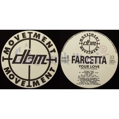 Fargetta - Your Love • 12" Vinyl Maxi - Labyrinth Music