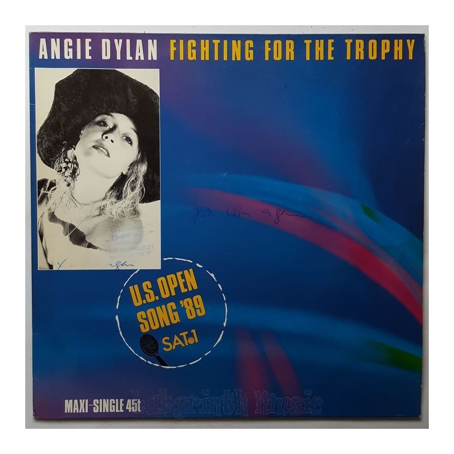 Angie Dylan - Fighting For The Trophy • 12" Vinyl Maxi - Labyrinth Music