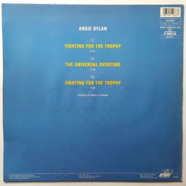 Angie Dylan - Fighting For The Trophy • 12" Vinyl Maxi - Labyrinth Music