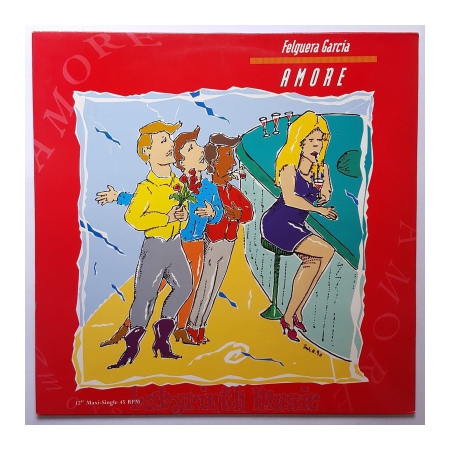Felguera Garcia - Amore • 12" Vinyl Maxi • MINT - Labyrinth Music