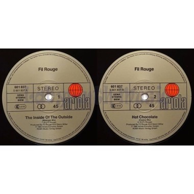Fil Rouge - The Inside Of The Outside • 12" Vinyl Maxi • EX - Labyrinth Music