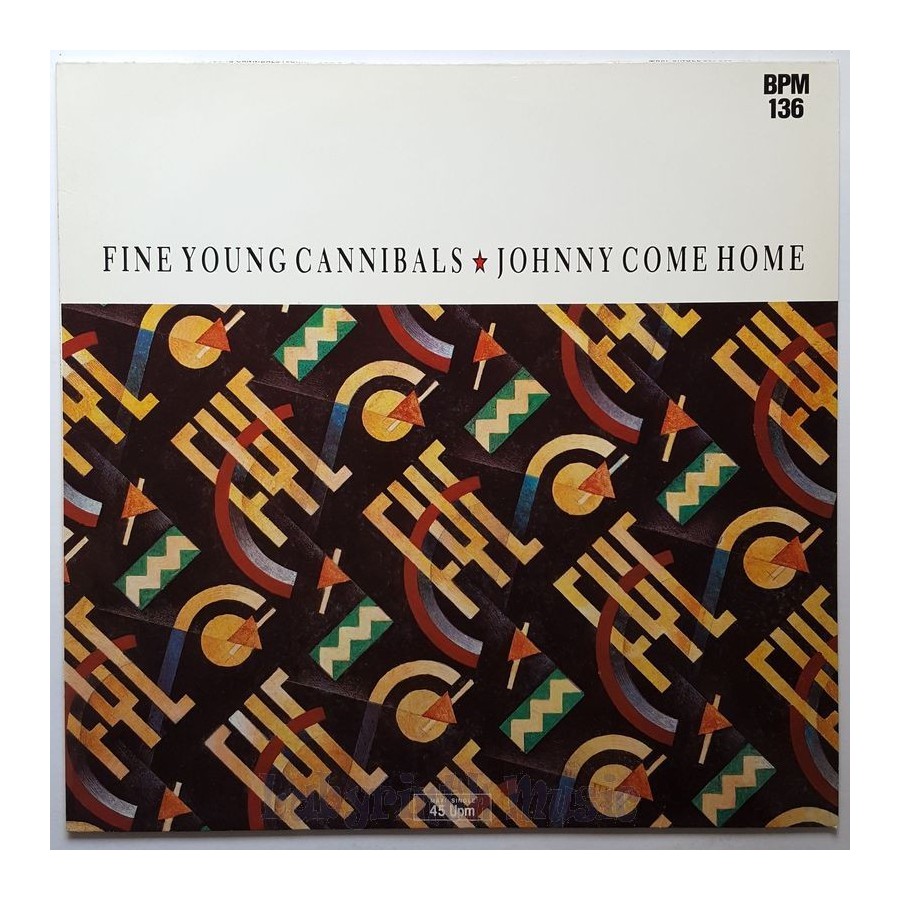 Fine Young Cannibals - Johnny Come Home • 12" Vinyl Maxi • NM - Labyrinth Music
