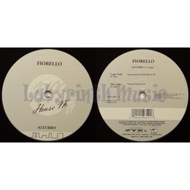 Fiorello - Azzurro • 12" Vinyl Maxi - Labyrinth Music