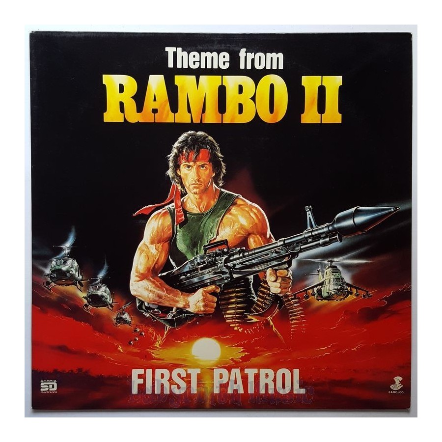 First Patrol - Theme From Rambo II • 12" Vinyl Maxi • NM - Labyrinth Music