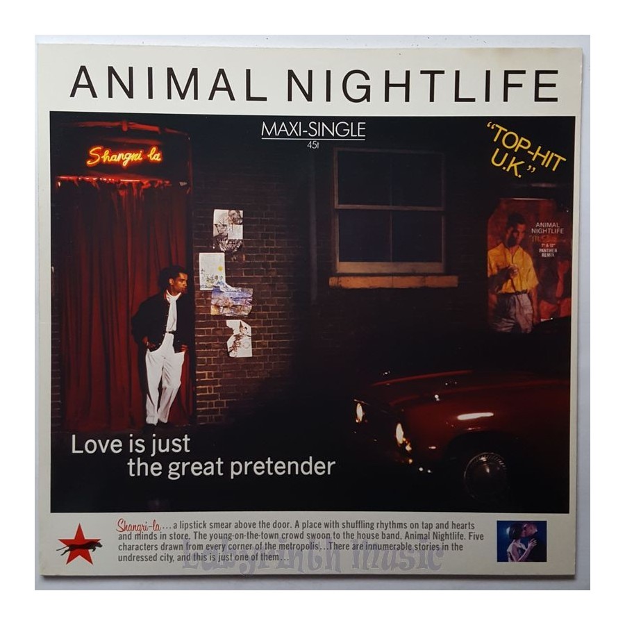 Animal Nightlife - Love Is Just The Great Pretender '85 • 12" Vinyl Maxi • MINT - Labyrinth Music