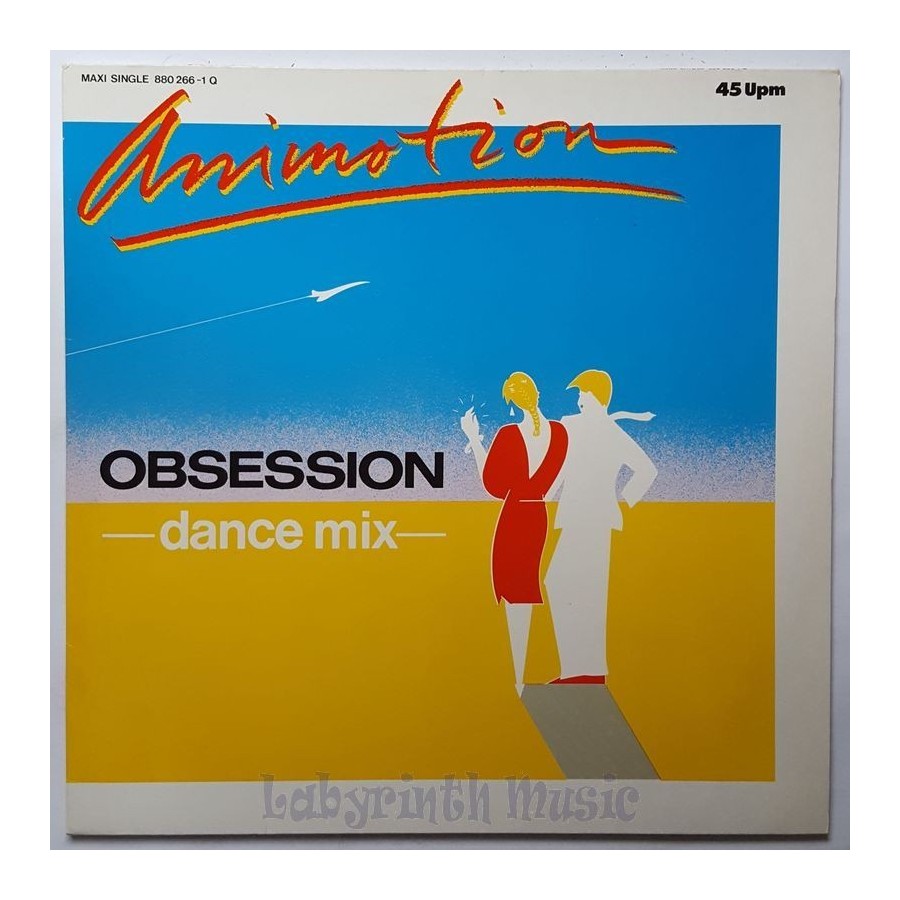 Animotion - Obsession • 12" Vinyl Maxi • NM - Labyrinth Music