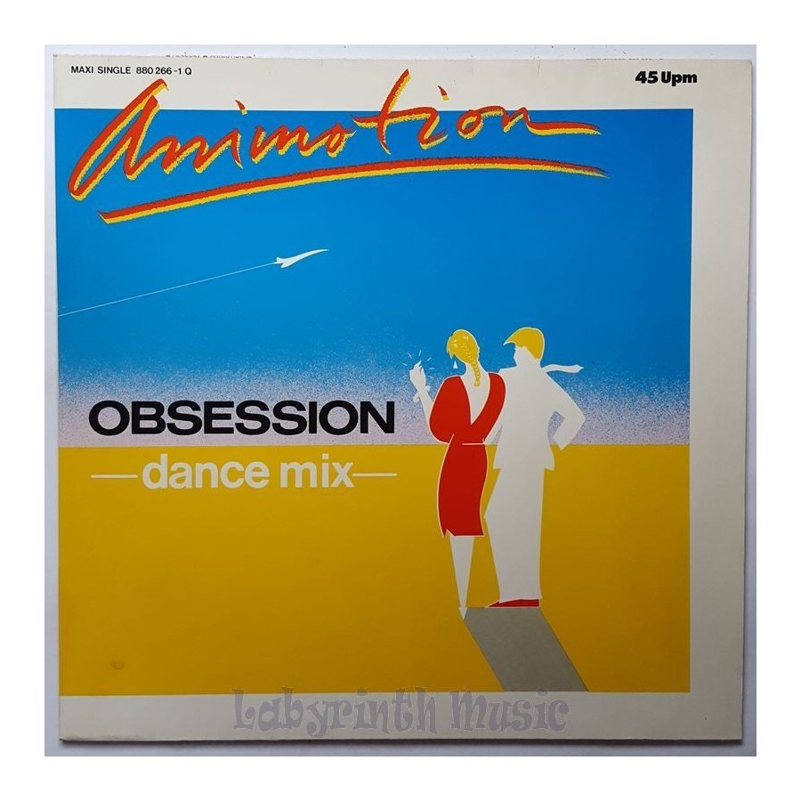 Animotion - Obsession • 12" Vinyl Maxi • EX - Labyrinth Music
