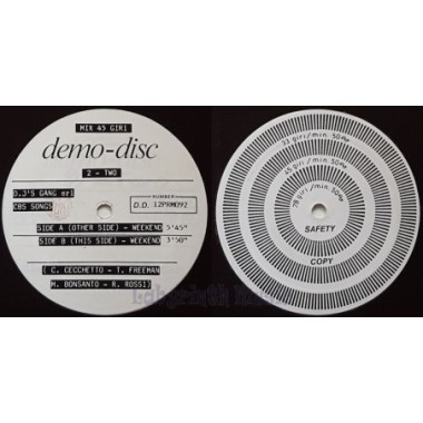 2-Two - Week-End • 12" Vinyl Maxi - Labyrinth Music