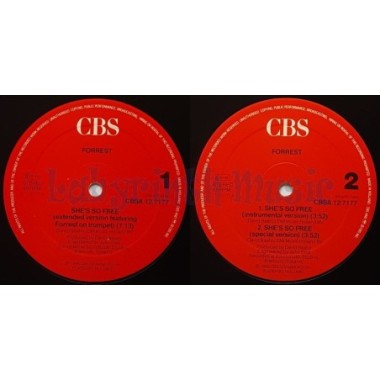 Forrest - She's So Free • 12" Vinyl Maxi • EX - Labyrinth Music