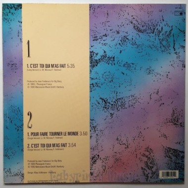 Francois Feldman - C'est Toi Qui M'as Fait • 12" Vinyl Maxi - Labyrinth Music