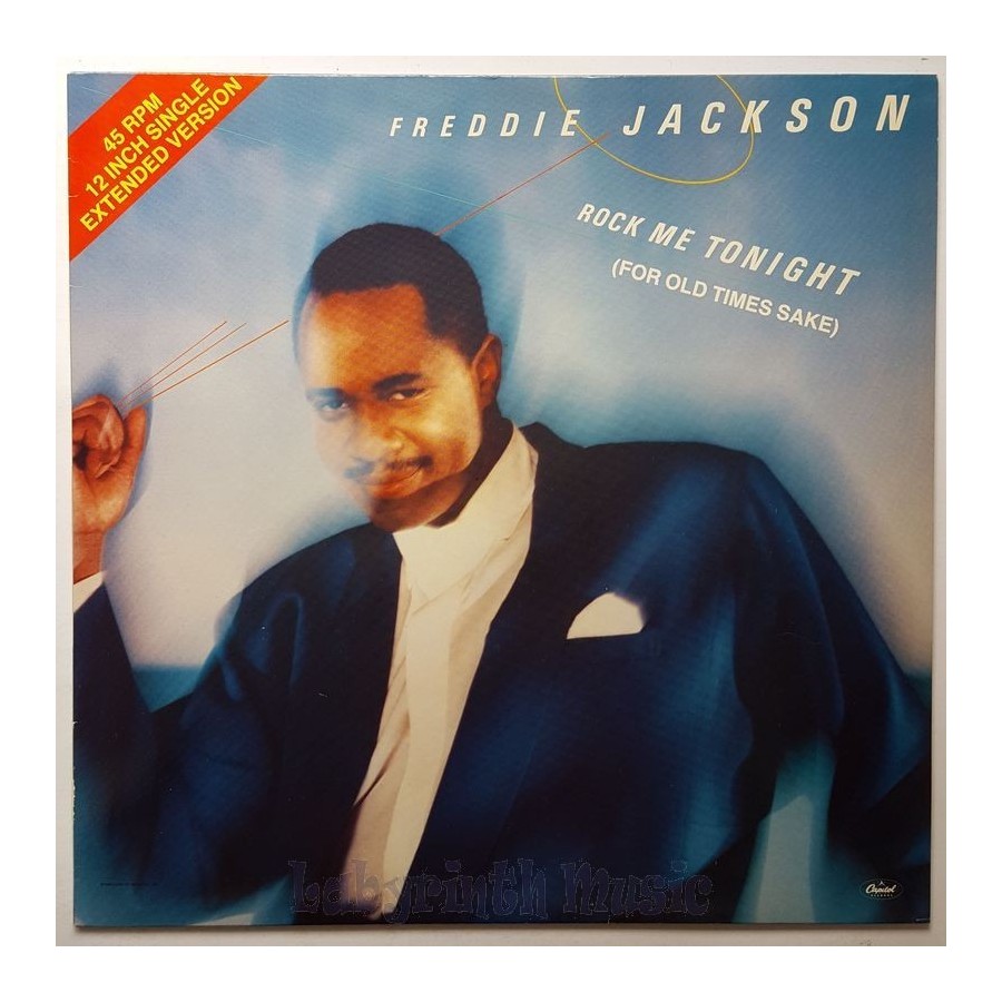 Freddie Jackson - Rock Me Tonight (For Old Times Sake) • 12" Vinyl Maxi • MINT - Labyrinth Music